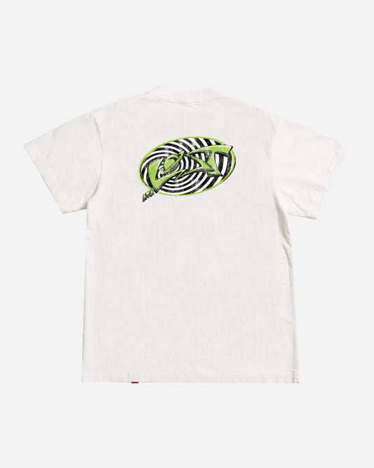 Spiraling Boxy Tee White