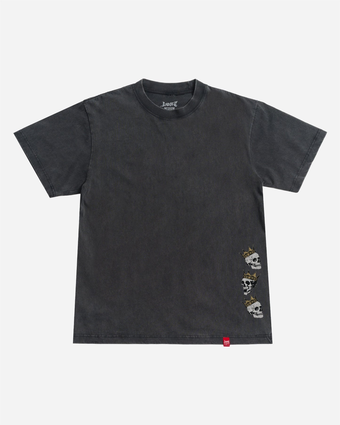 Mayhem Flannel Boxy Tee Vintage Black