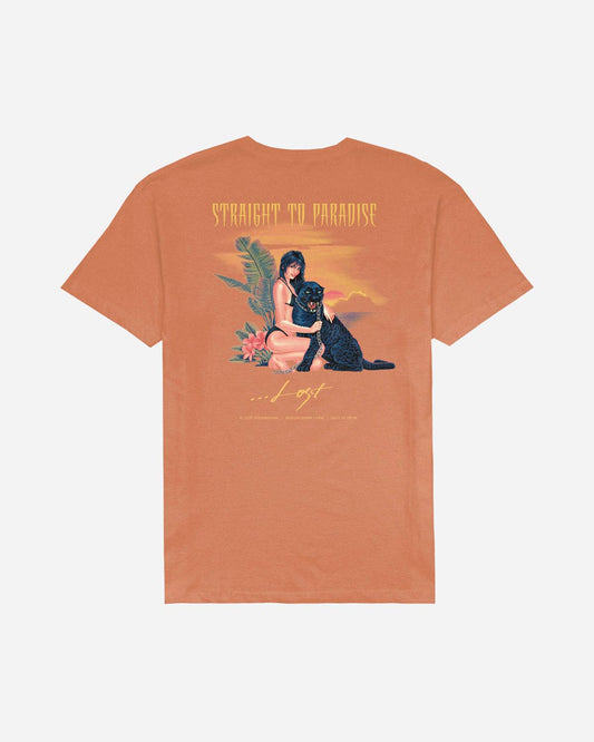 Feral Vintage Dye Tee Faded Orange