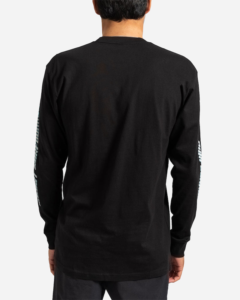 Team Lost Long Sleeve Tee Black With Cyan – Lost Enterprises