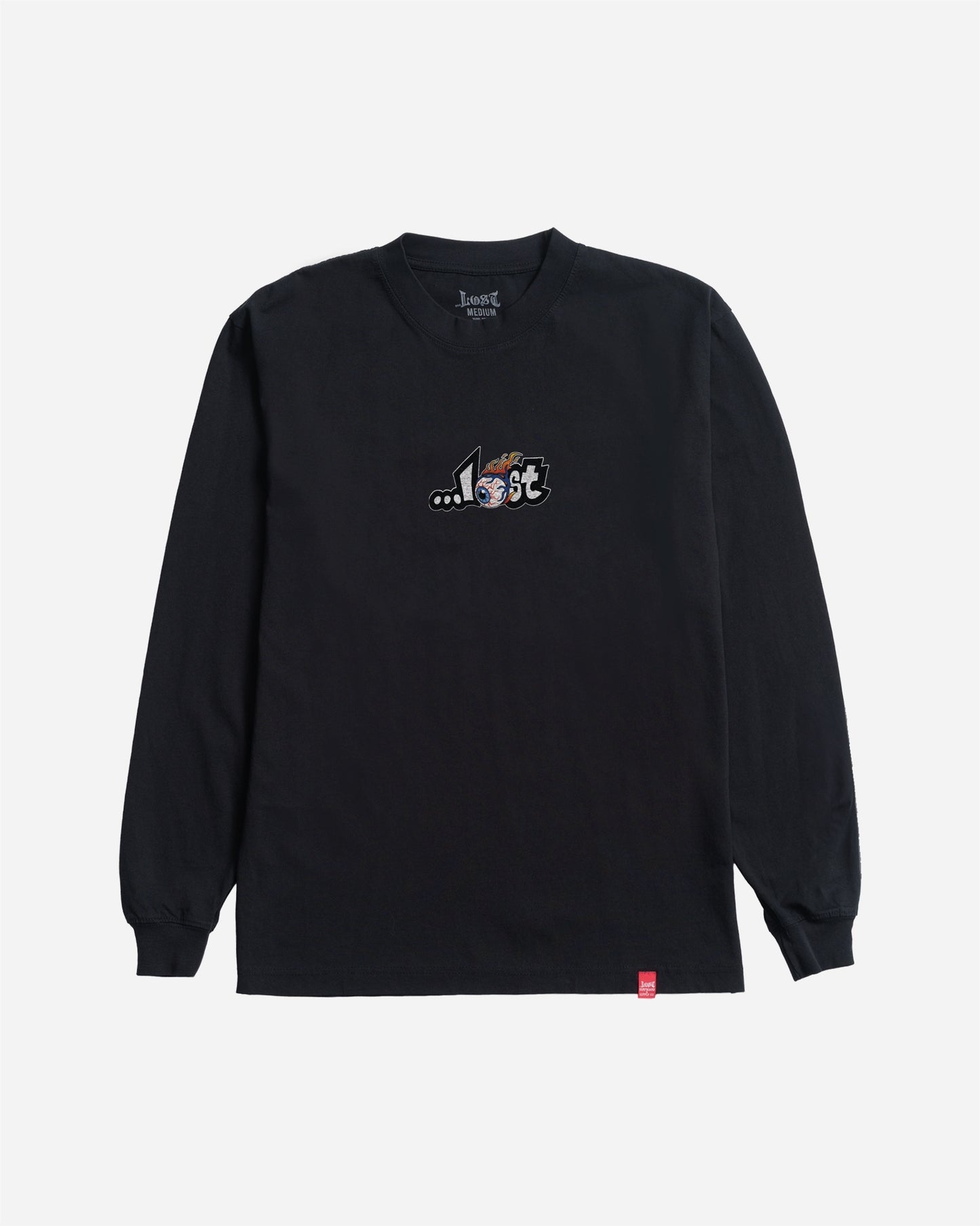 Eyeball Lam Long Sleeve Tee Black