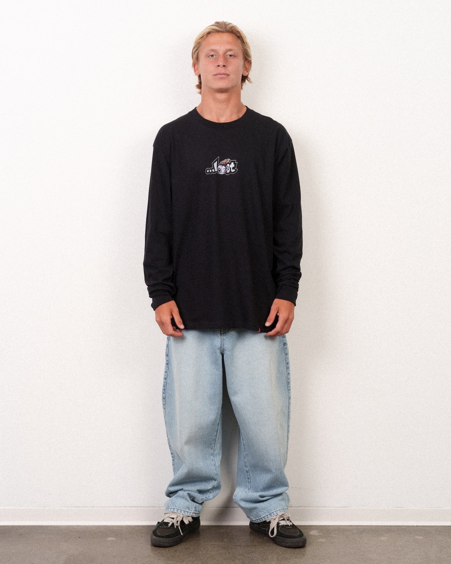 Eyeball Lam Long Sleeve Tee Black