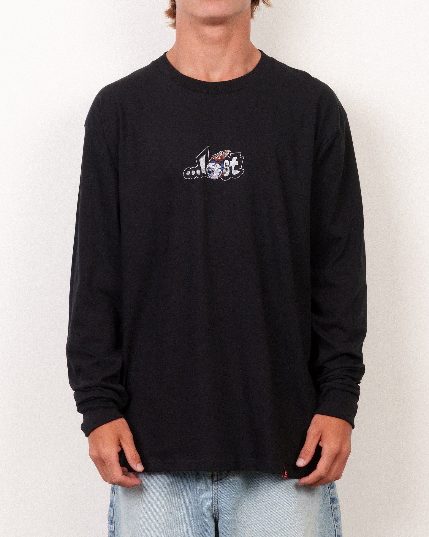 Eyeball Lam Long Sleeve Tee Black