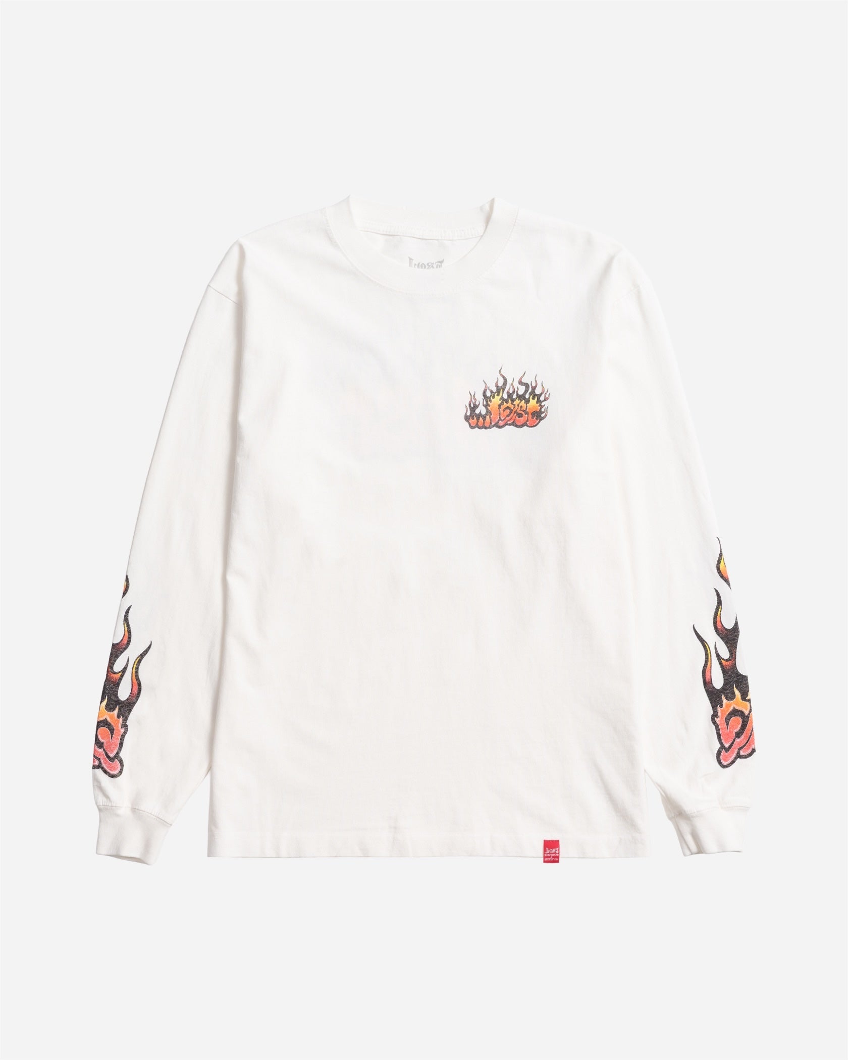 Flame Lam Long Sleeve Tee White – Lost Enterprises