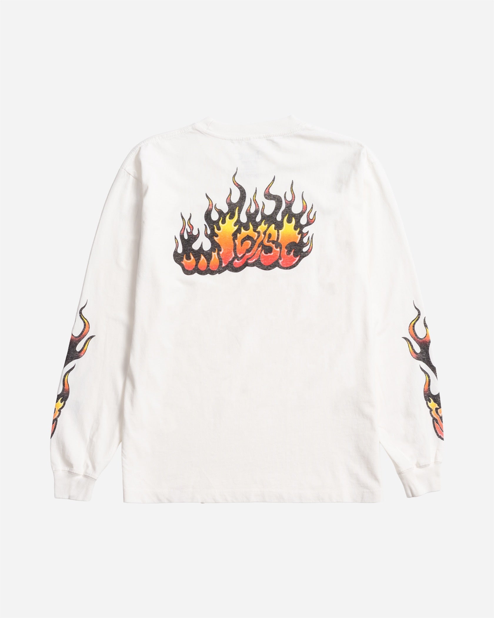 Flame Lam Long Sleeve Tee White – Lost Enterprises