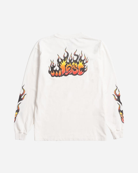 Flame Lam Long Sleeve Tee White – Lost Enterprises