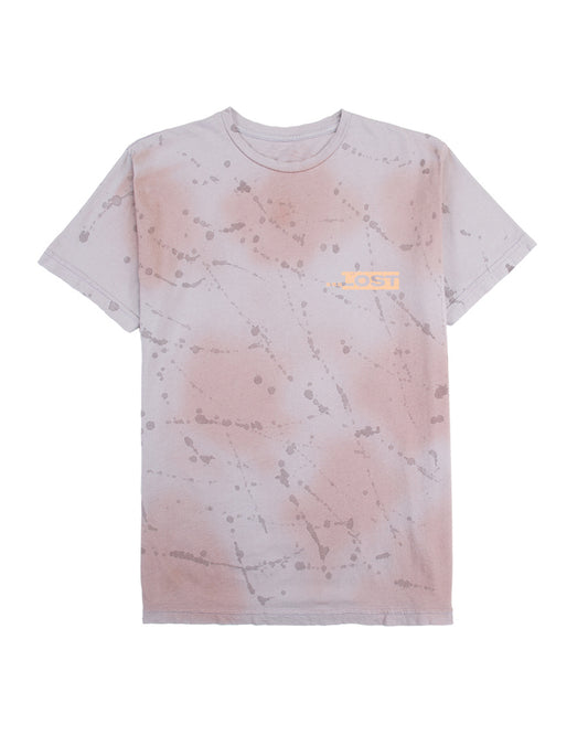 Chaos Wash Tee Pink Cloud Splatter