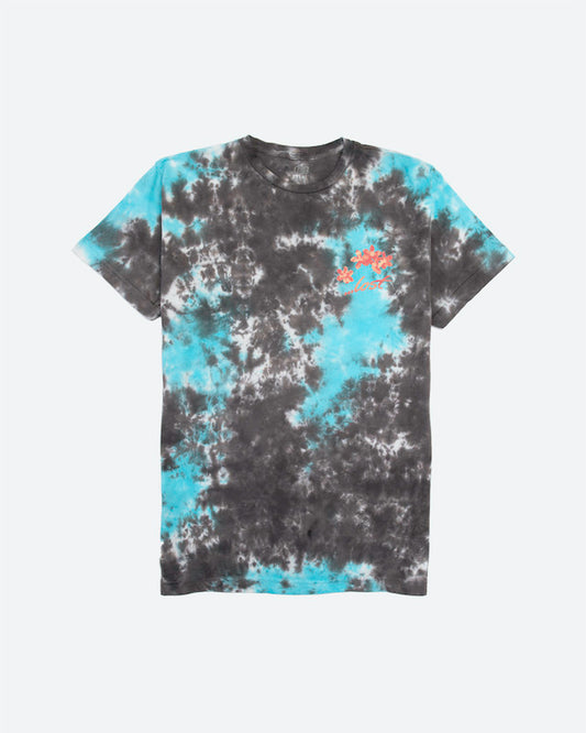 Hazey Wash Tee Deep Taupe Crystal Tie Dye