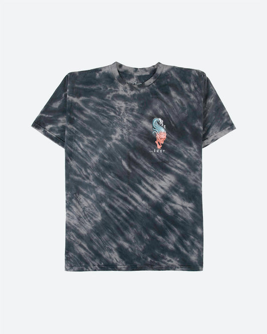 Backdraft Wash Tee Black Tie Dye