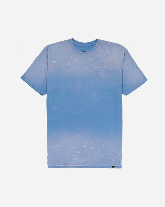 Fader Wash Tee Pacific Blue Spray