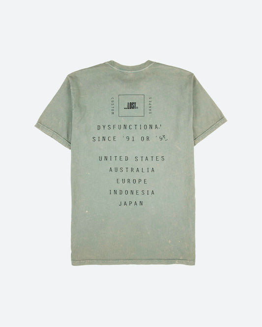 Vapor Wash Tee Shadow Grey Mineral Wash