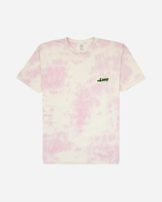 Stainer Wash Tee Pink Tie Dye