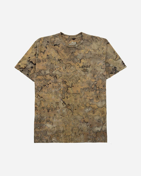 Corrosion Wash Tee Deep Taupe Tie Dye