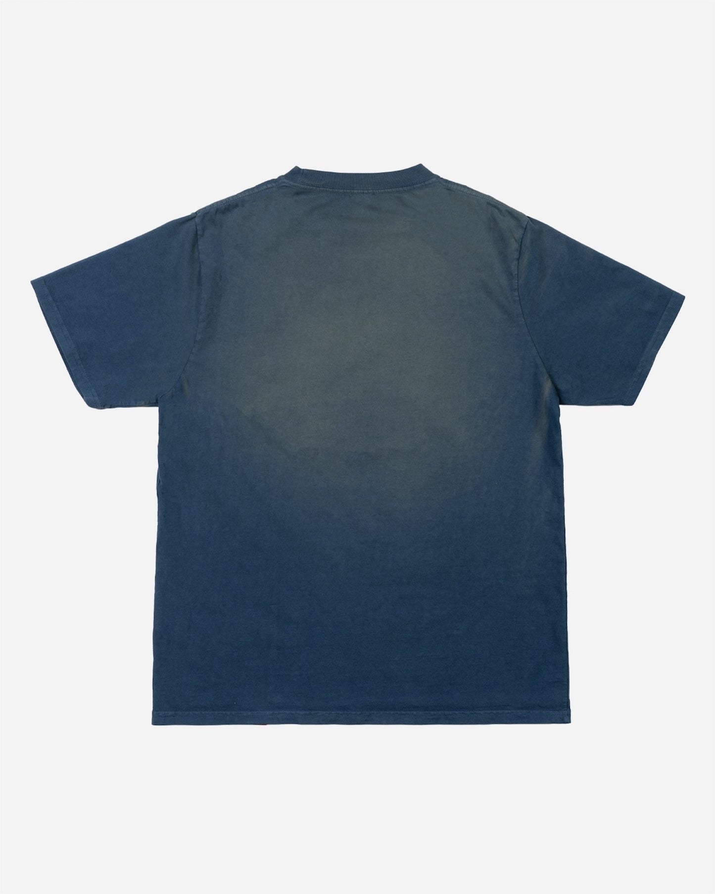 Crown Logo Wash Tee Harbor Blue Spray