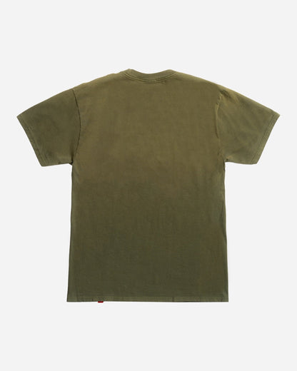 Crown Logo Wash Tee Surplus Green Spray