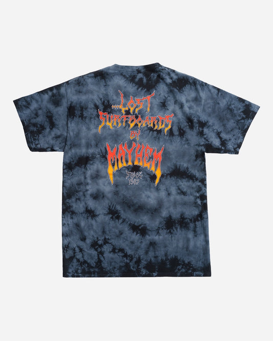 Mayhem Since 87 Wash Tee Black Crystal Dye