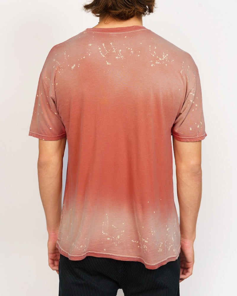 King Skully Tee Faded Red Spray