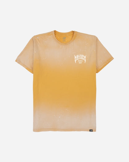 Mayhem Since 87 Tee Vintage Gold Spray