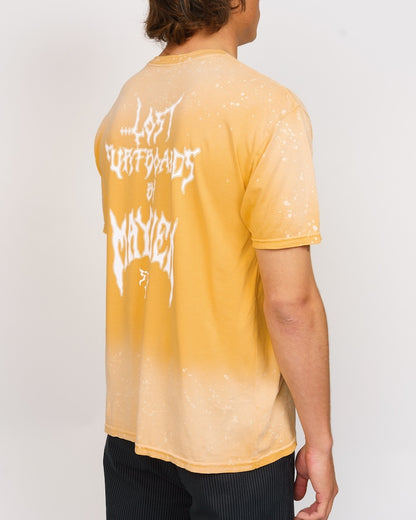 Mayhem Since 87 Tee Vintage Gold Spray