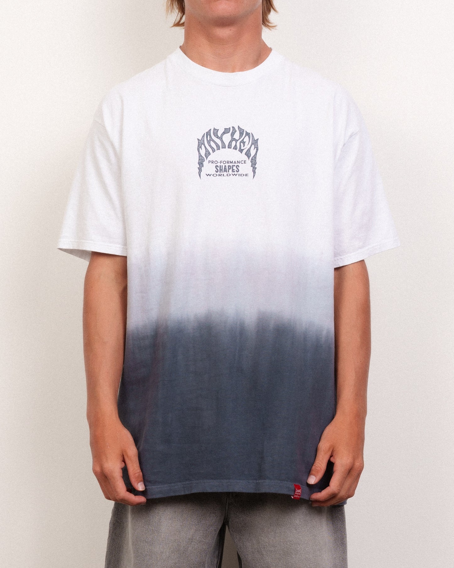 Mayhem Dip Dye Tee Stormy Grey