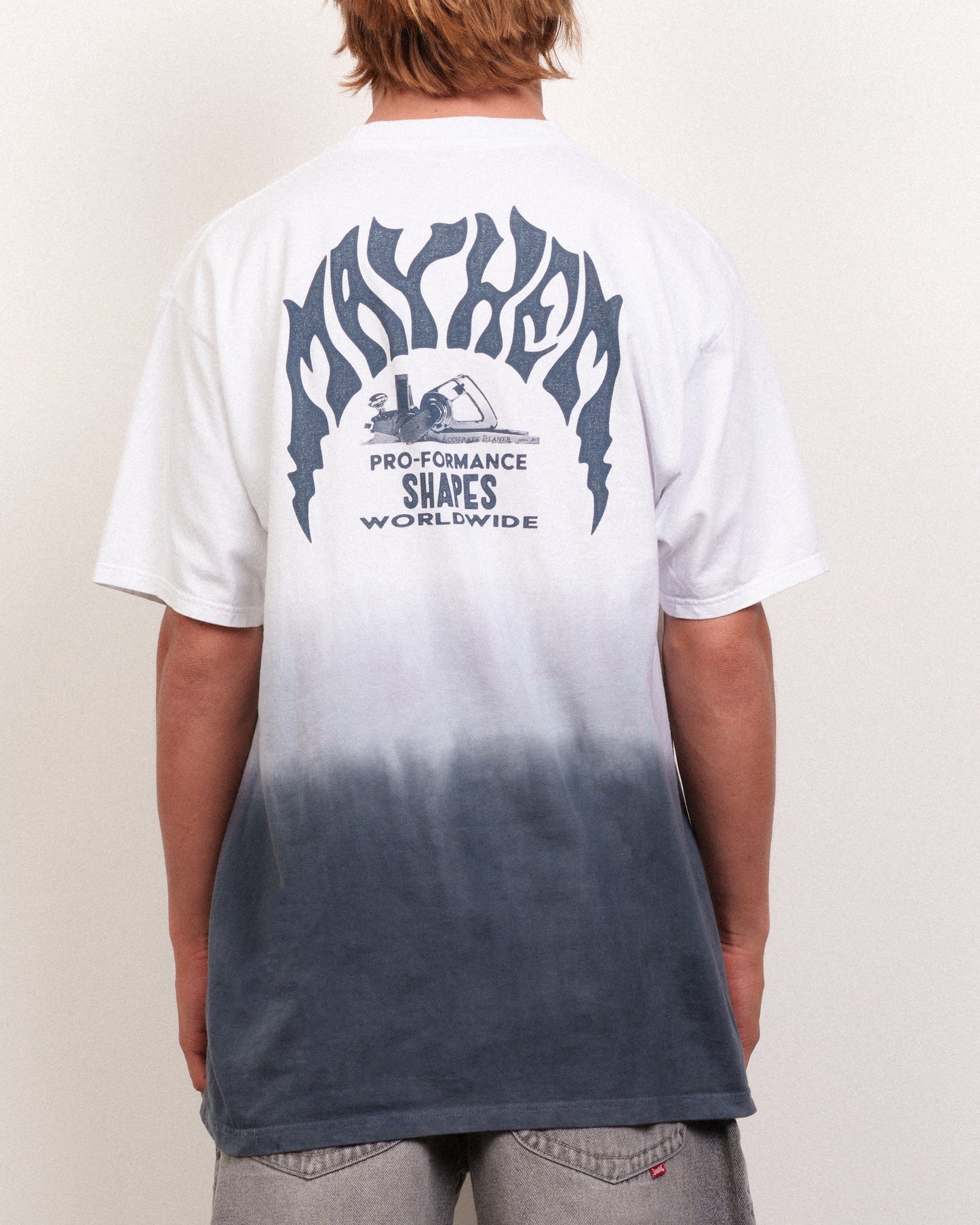 Mayhem Dip Dye Tee Stormy Grey