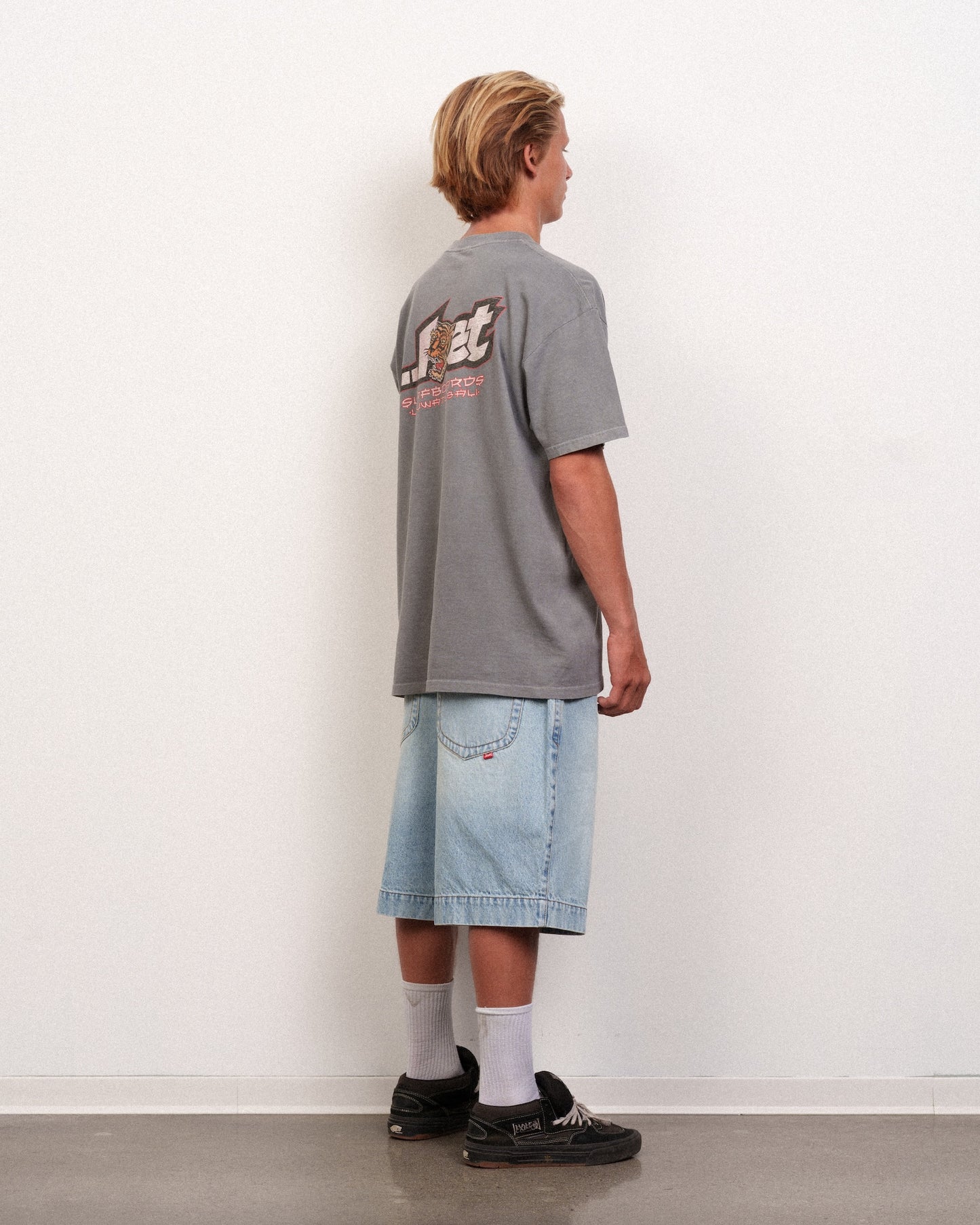 Bali Lam Wash Tee Stormy Grey