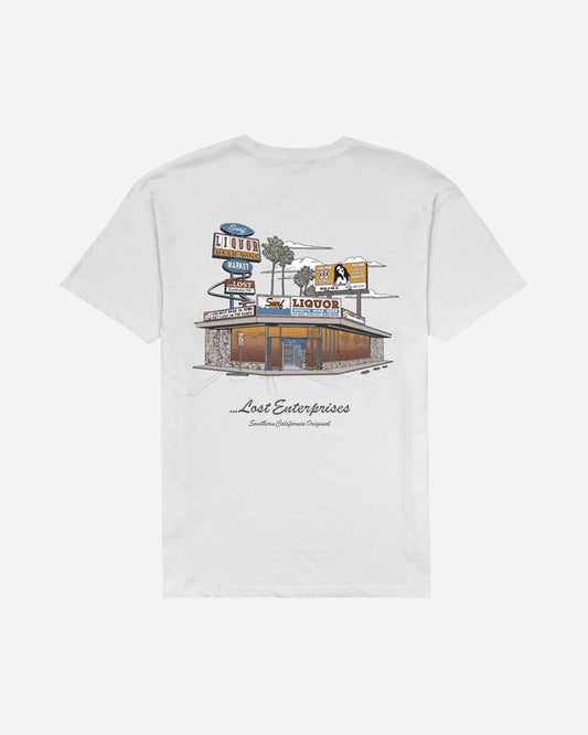 Surf Liquor Tee White