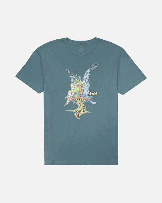 Magic Mushroom Tee Dusty Teal