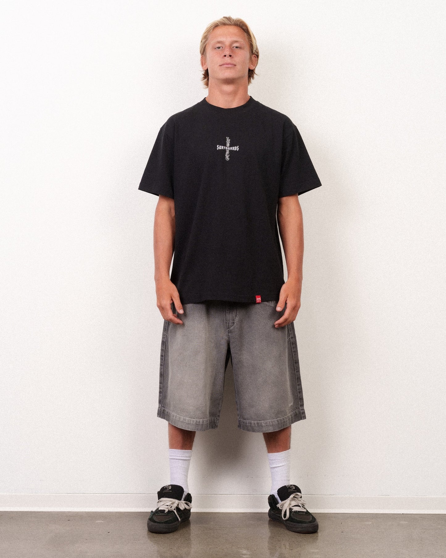 Big Rig Denim Jort Vintage Grey