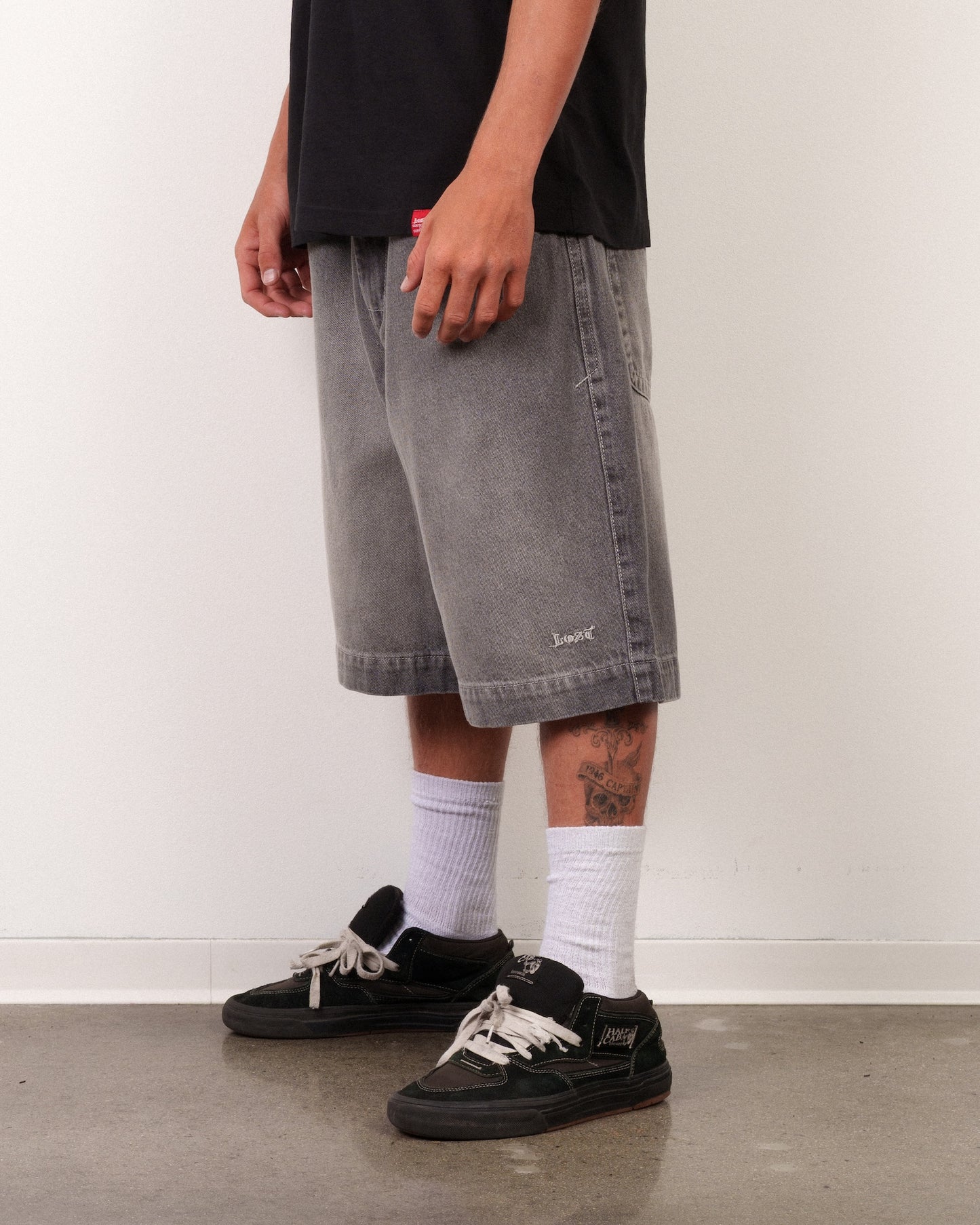 Big Rig Denim Jort Vintage Grey