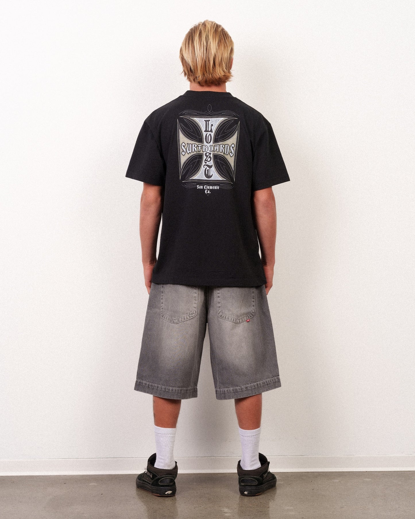 Big Rig Denim Jort Vintage Grey