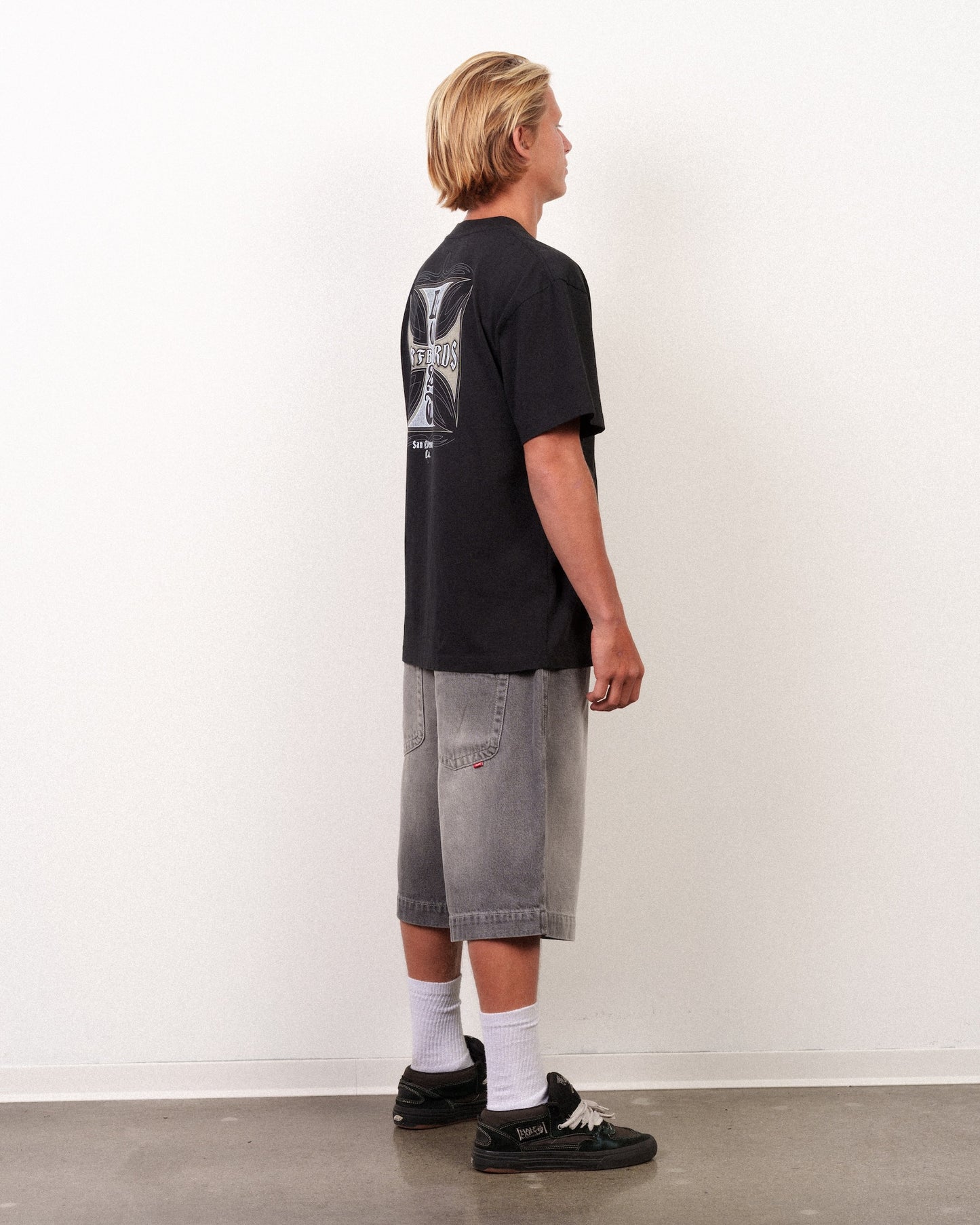 Big Rig Denim Jort Vintage Grey