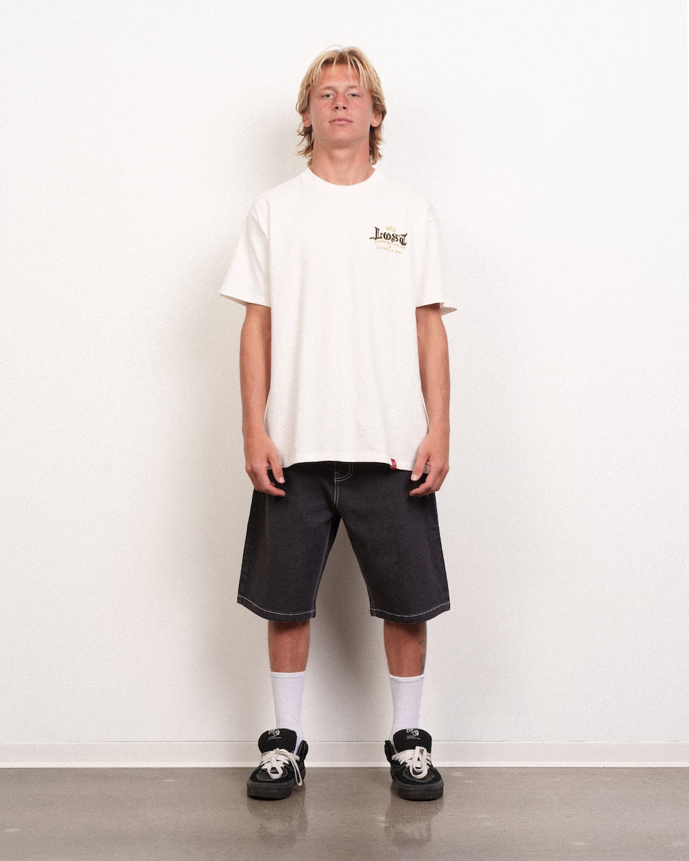 Slacker Denim Jort Vintage Black