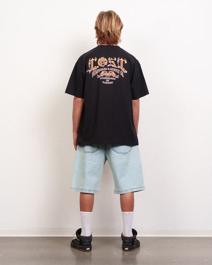 Dropout Denim Jort Washed Up Blue