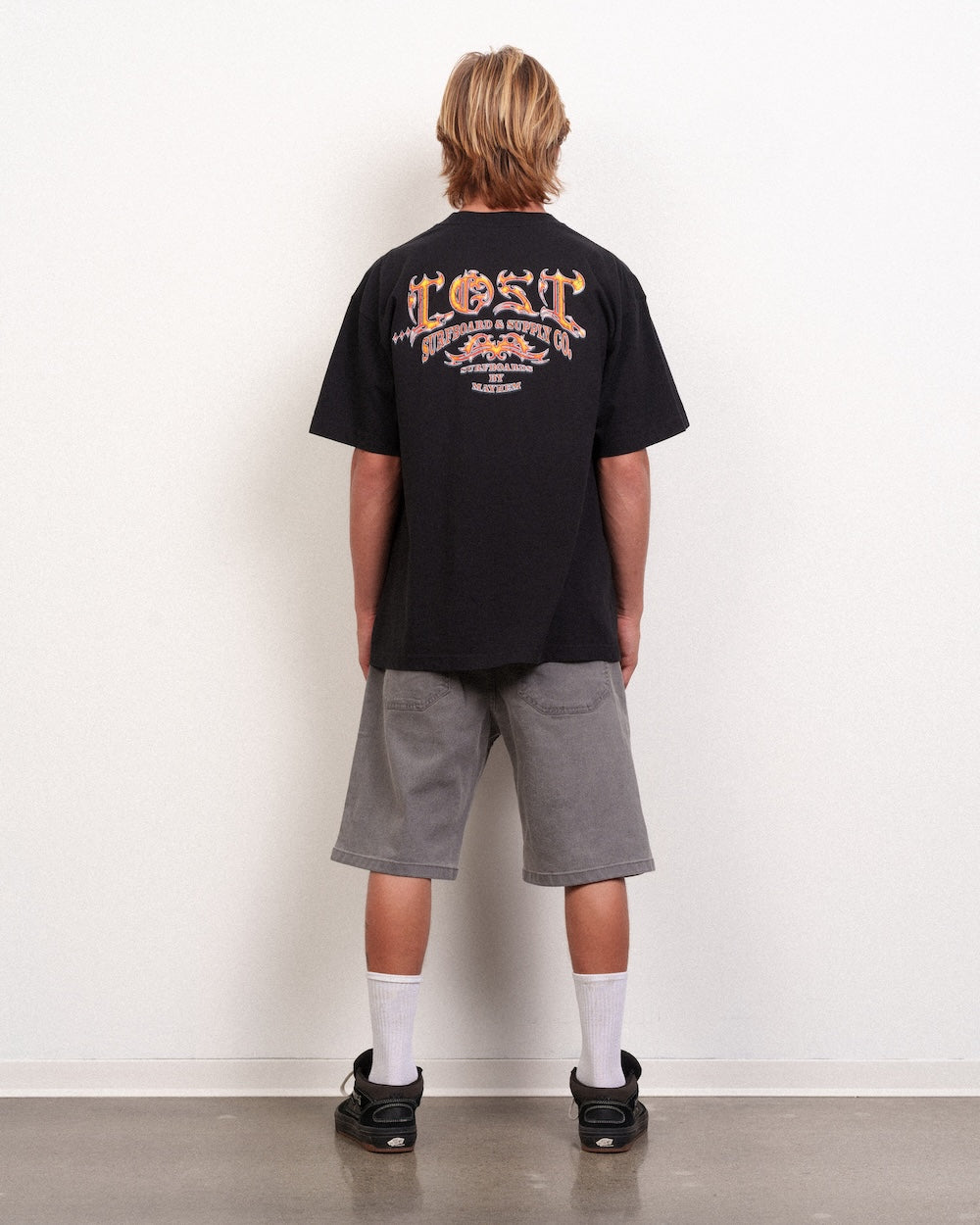 Dropout Denim Jort Washed Black