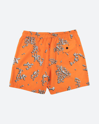 Risky Beachshort Orange Chrome Island