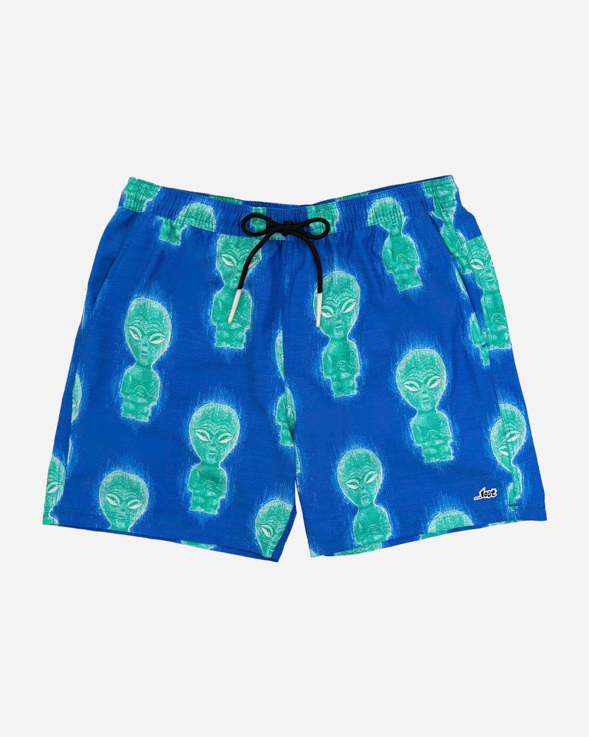 Risky Beachshort Alien Artifact Blue