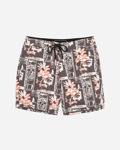 Layback Boardshort Mismash Black