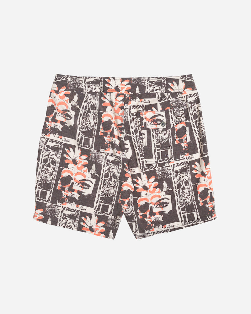 Layback Boardshort Mismash Black