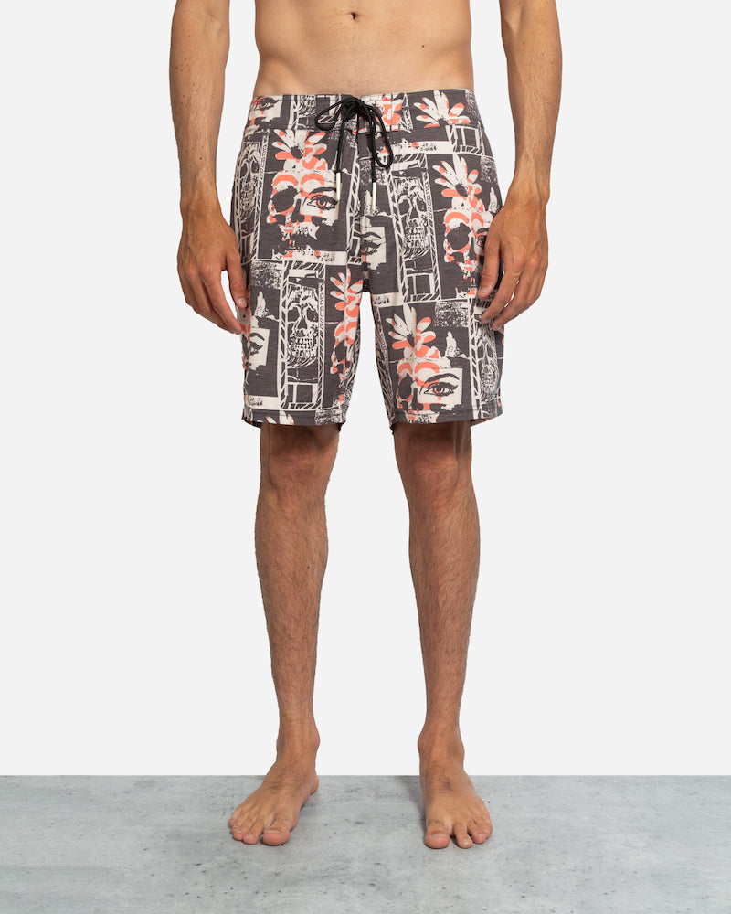 Layback Boardshort Mismash Black