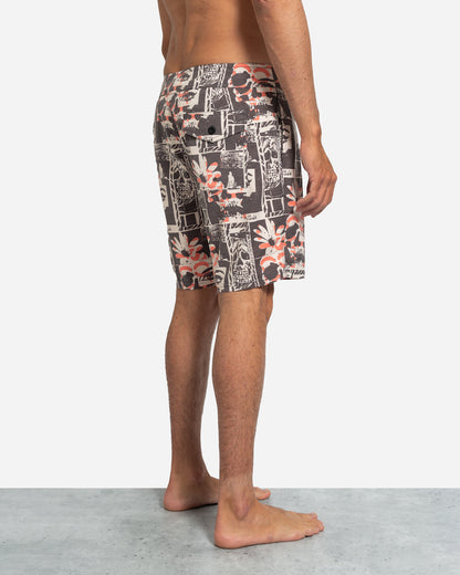 Layback Boardshort Mismash Black