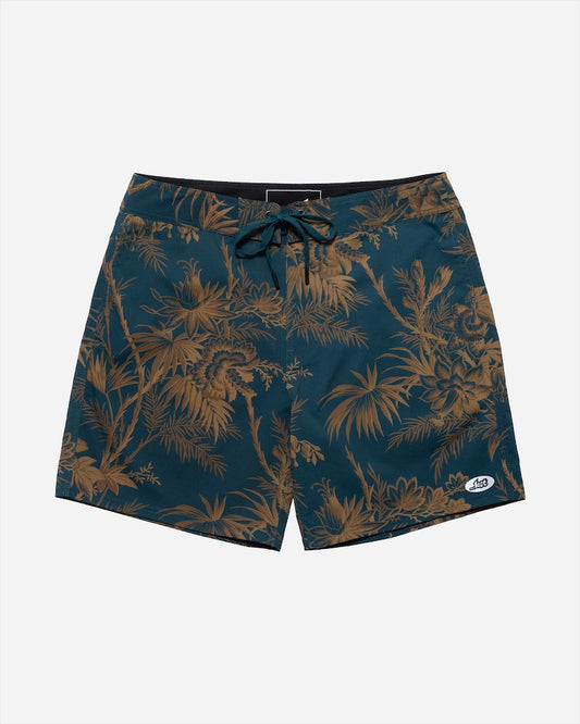 Layback Boardshort Tranquil Pond Blue