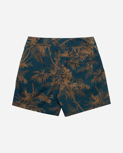 Layback Boardshort Tranquil Pond Blue