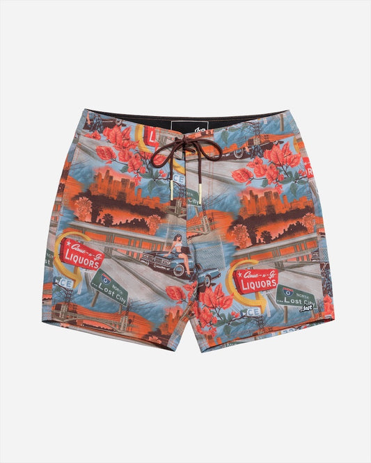 Deathwish Boardshort Lost City Sunset