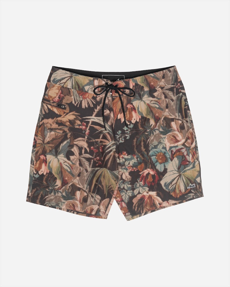 Highline Boardshort Deep Jungle Black