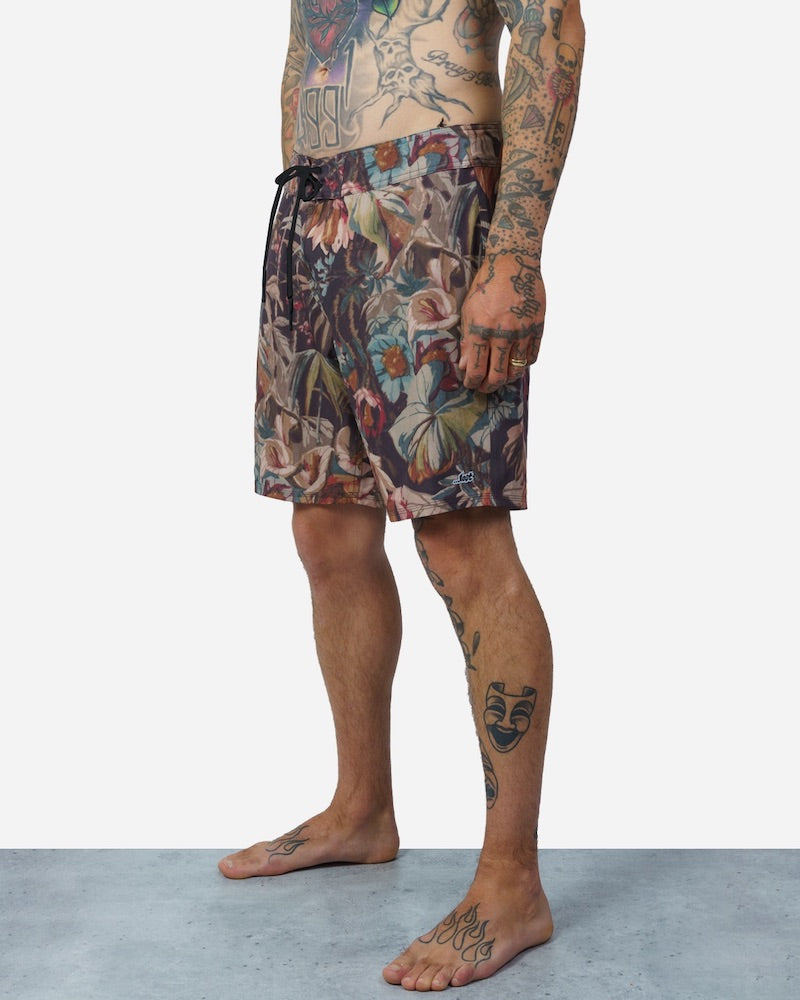 Highline Boardshort Deep Jungle Black