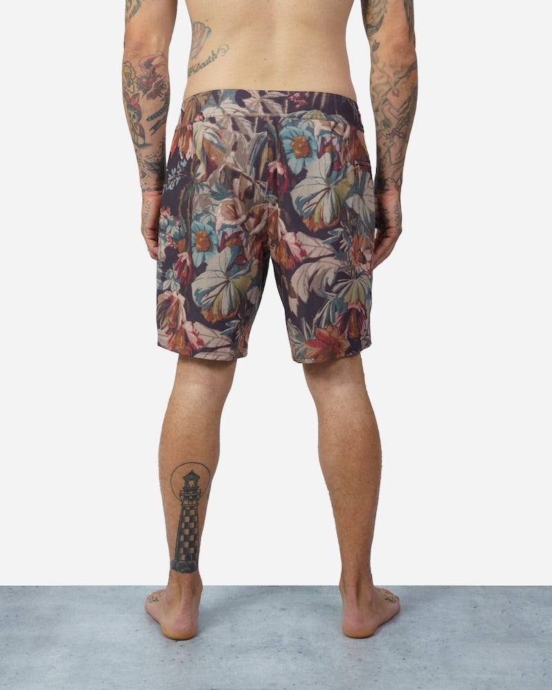 Highline Boardshort Deep Jungle Black