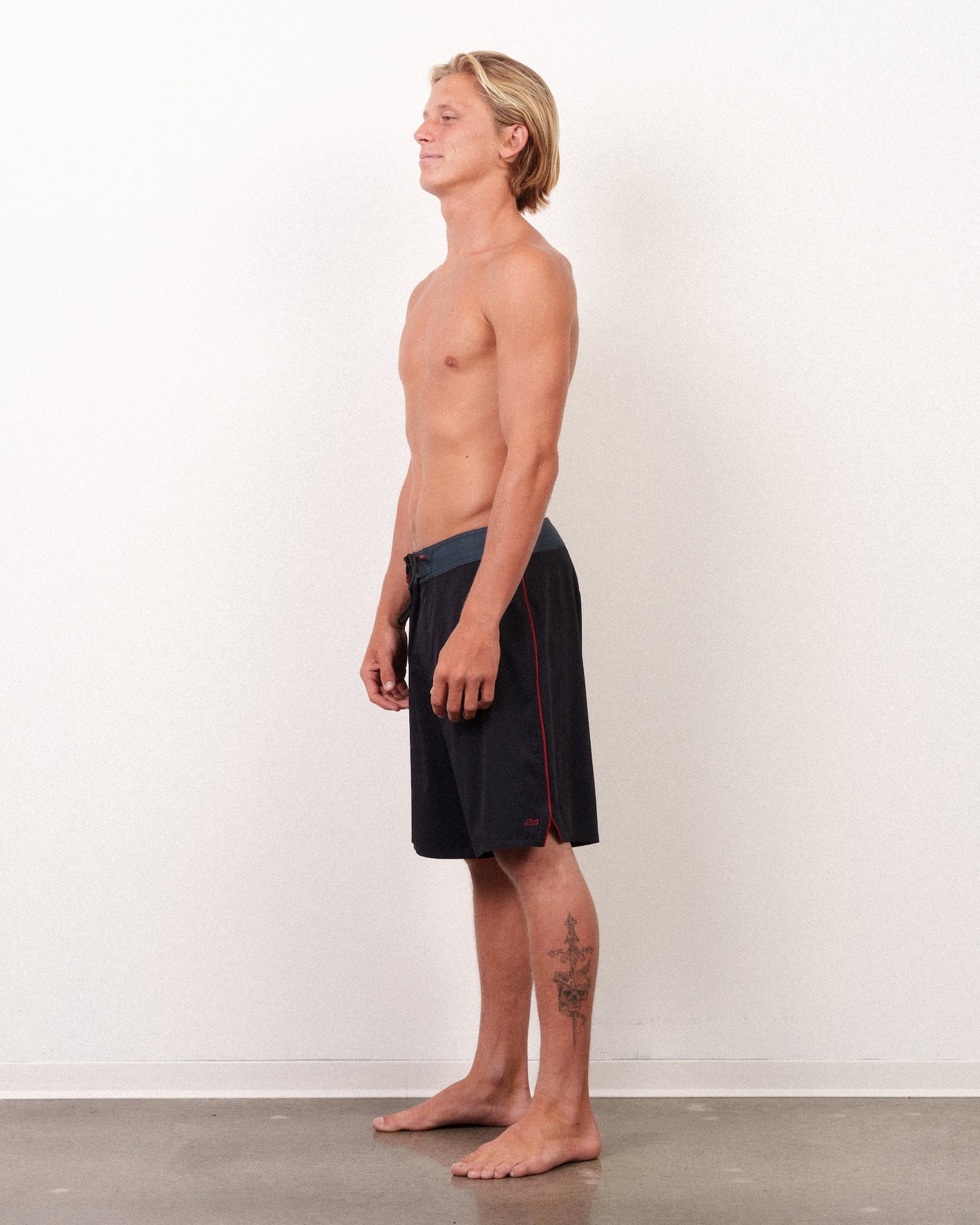 The Ripper Solid Boardshort Black