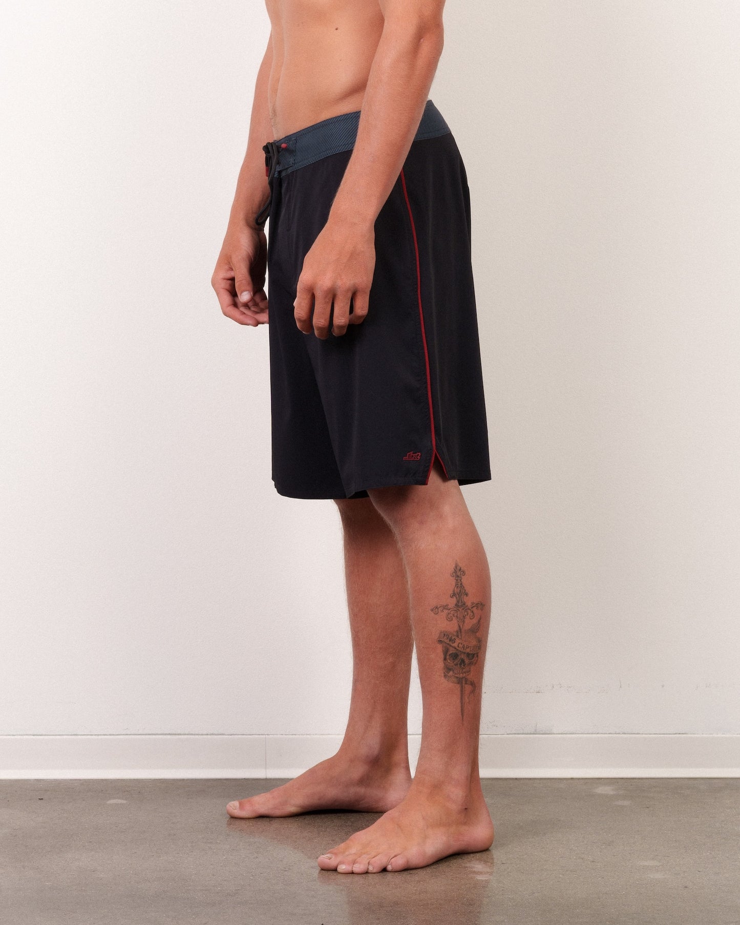 The Ripper Solid Boardshort Black