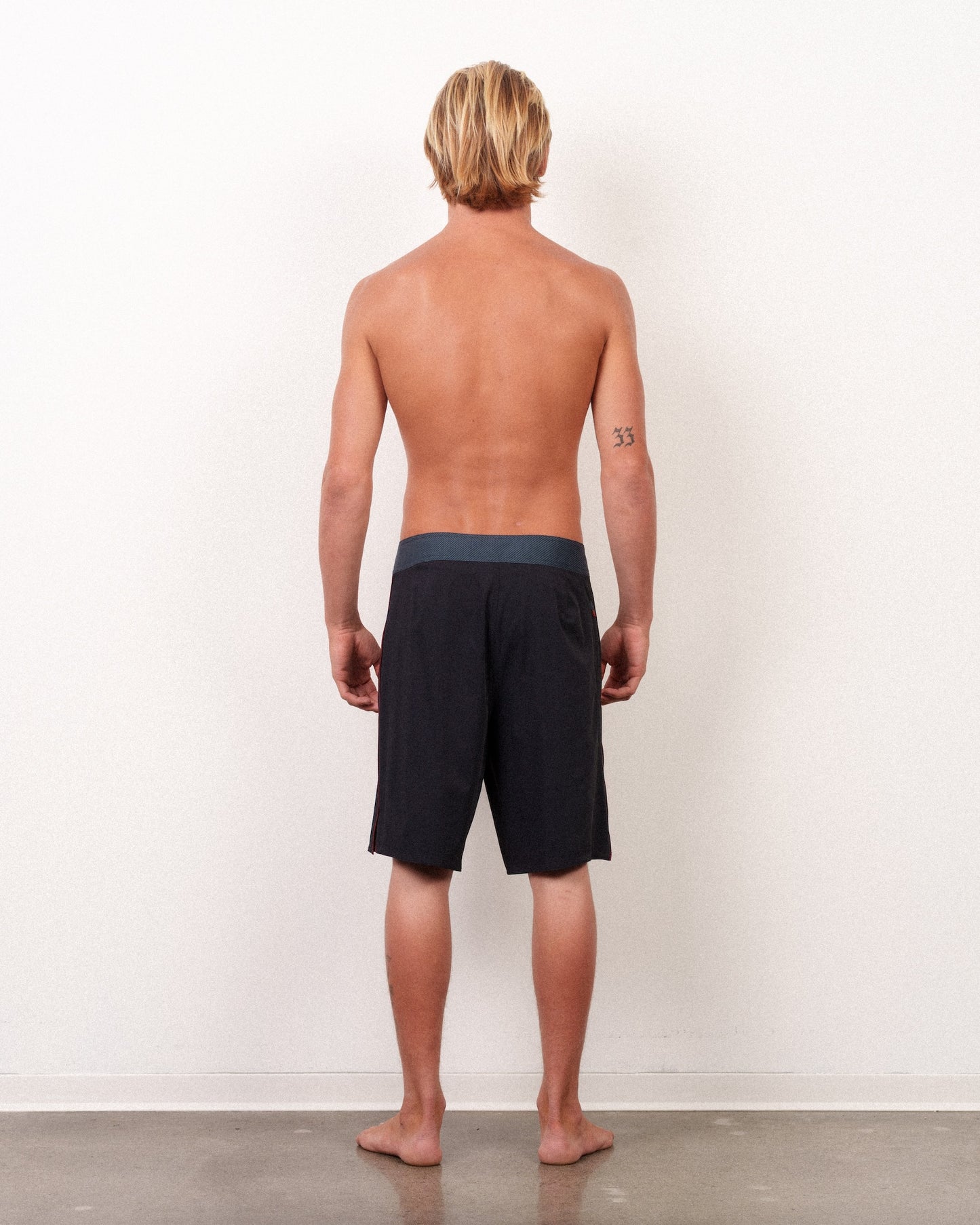 The Ripper Solid Boardshort Black